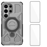 Samsung Galaxy S26 Ultra Håndverker Deksel med Kickstand - inkl. 2 x Skjermbeskyttere - Grå