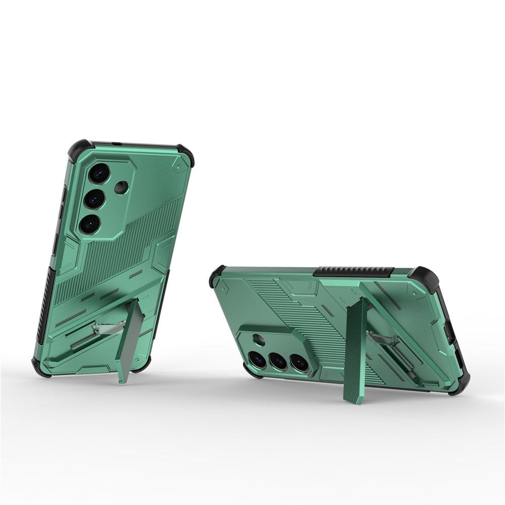 Samsung Galaxy S26 EIDERWOOD Hybrid Håndverker Deksel m. Kickstand - Grønn