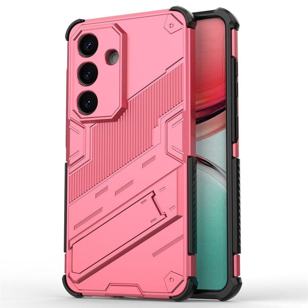 Samsung Galaxy S26 EIDERWOOD Hybrid Håndverker Deksel m. Kickstand - Rosa