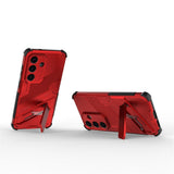 Samsung Galaxy S26 EIDERWOOD Hybrid Håndverker Deksel m. Kickstand - Rød
