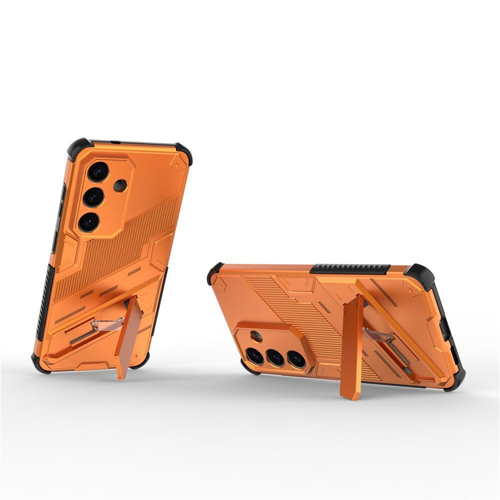 Samsung Galaxy S26 EIDERWOOD Hybrid Håndverker Deksel m. Kickstand - Oransje