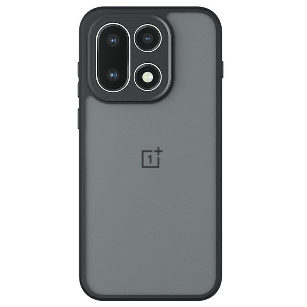EIDERWOOD OnePlus 15  Fleksibelt Plast Deksel - Gjennomsiktig/Svart