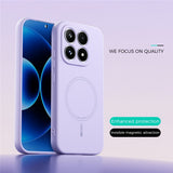 Xiaomi 17 Silikon Deksel - MagSafe  Kompatibel - Lilla