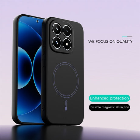 Xiaomi 17 Silikon Deksel - MagSafe  Kompatibel - Svart