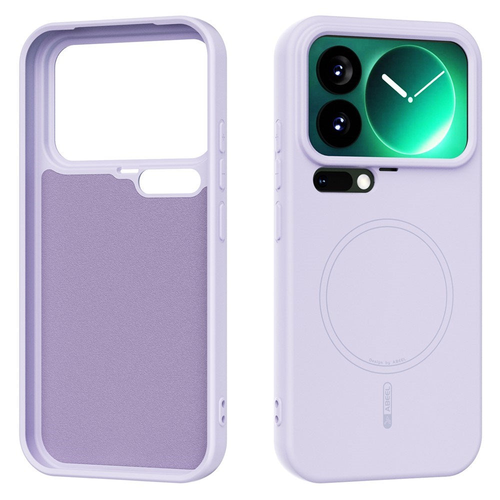 Xiaomi 17 Pro Silikon Deksel - MagSafe  Kompatibel - Lilla