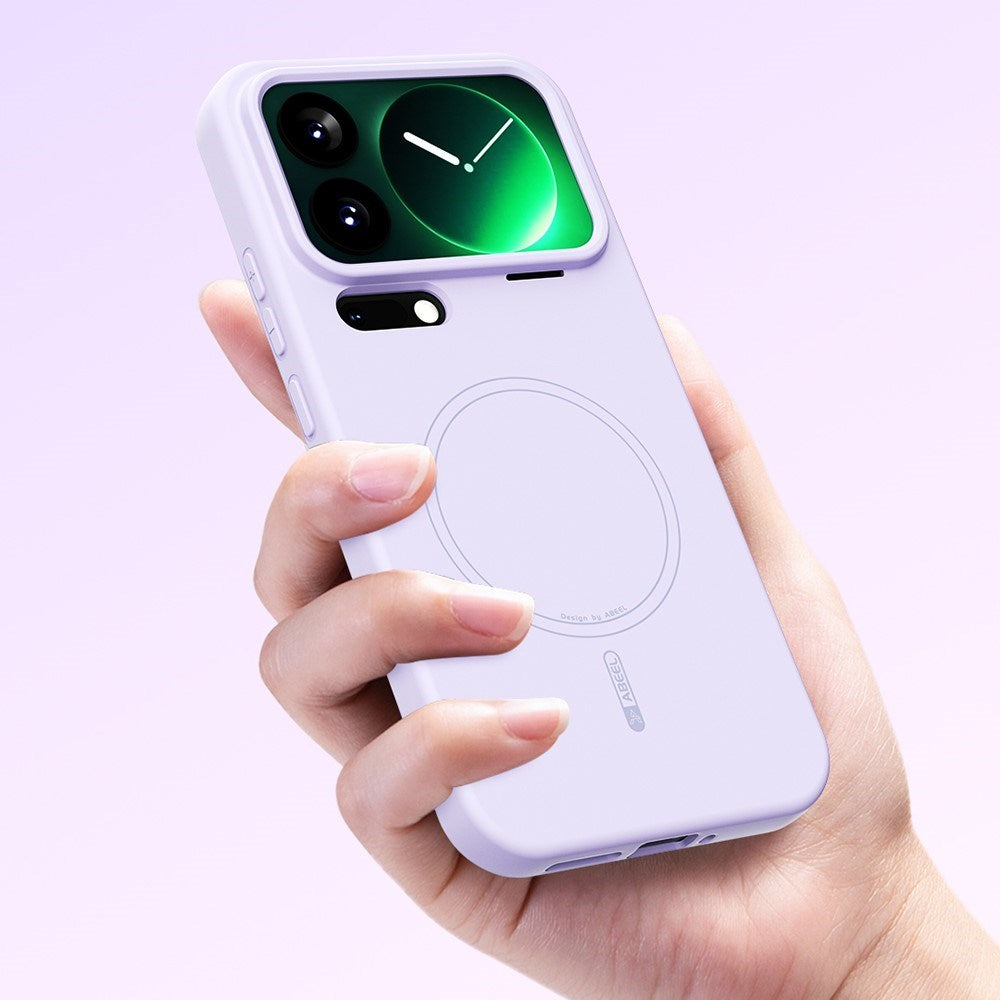 Xiaomi 17 Pro Silikon Deksel - MagSafe  Kompatibel - Lilla