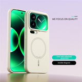 Xiaomi 17 Pro Silikon Deksel - MagSafe  Kompatibel - Beige
