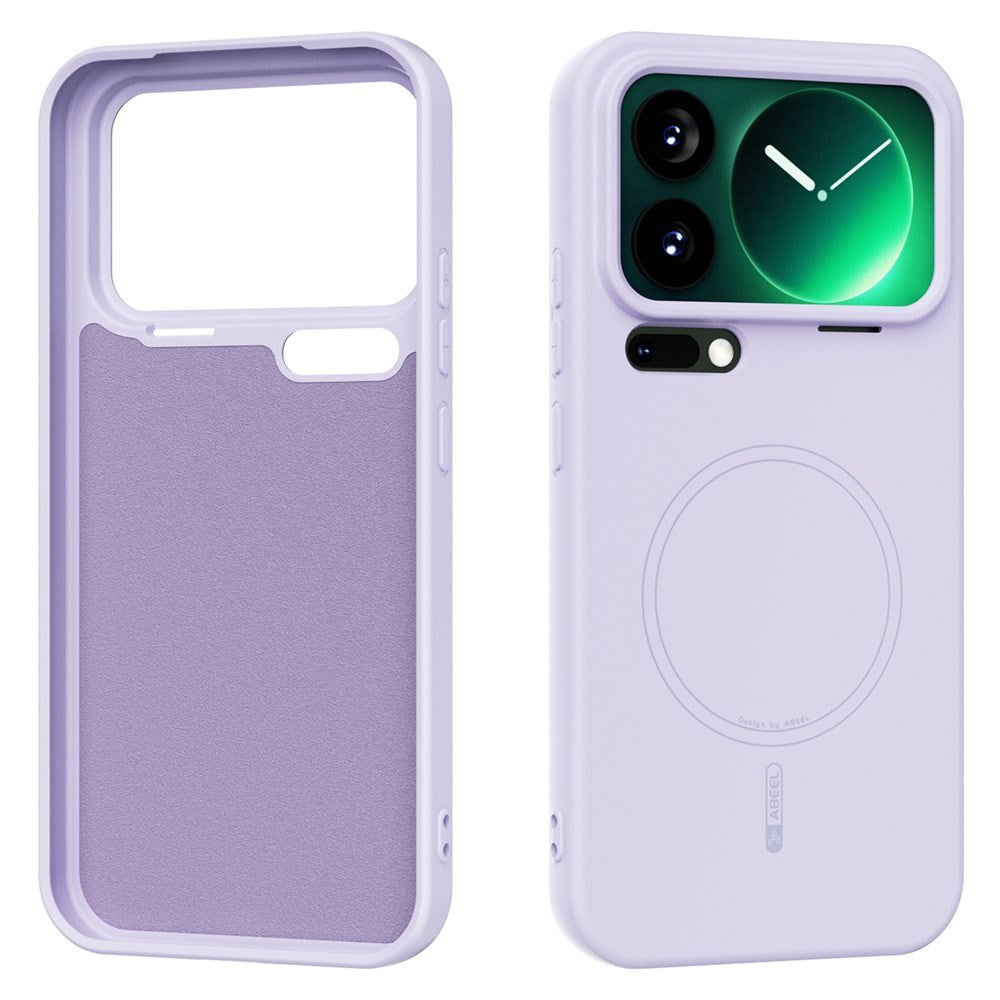 Xiaomi 17 Pro Max Silikon Deksel - MagSafe  Kompatibel - Lilla