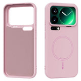 Xiaomi 17 Pro Max Silikon Deksel - MagSafe  Kompatibel - Rosa