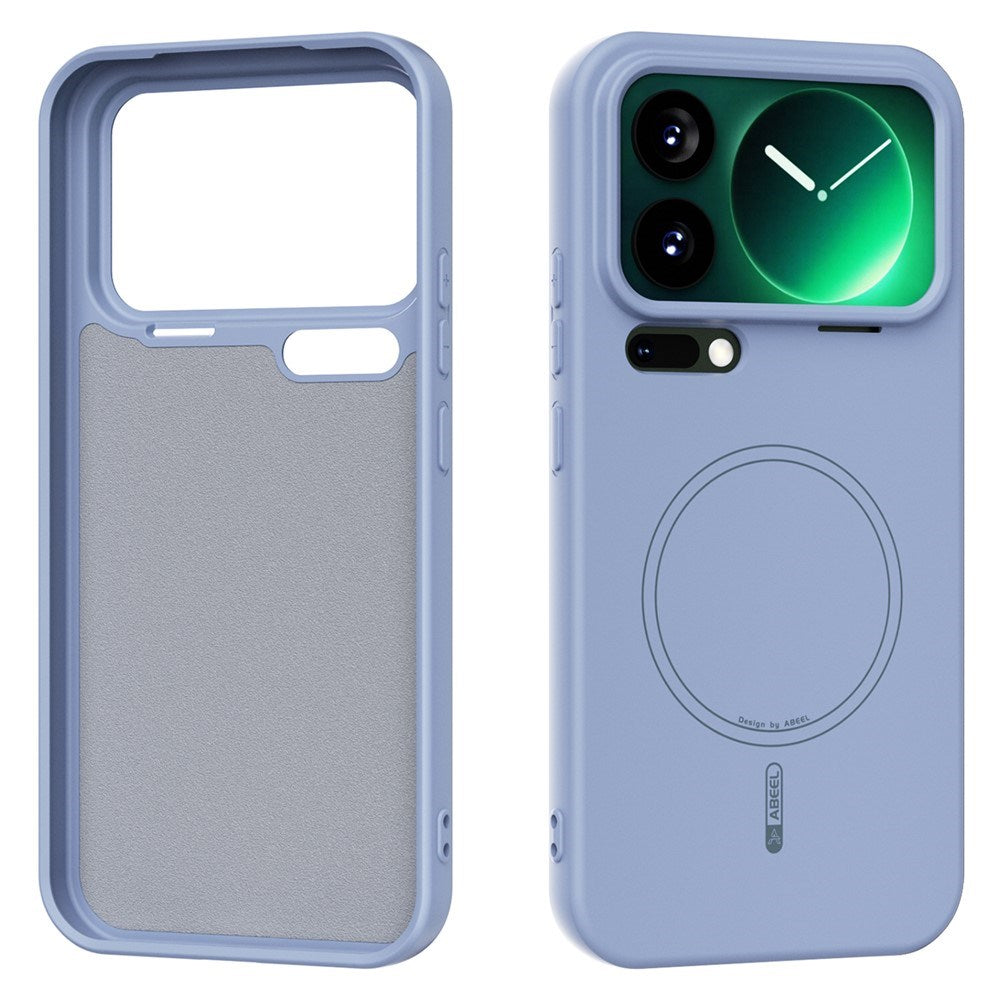 Xiaomi 17 Pro Max Silikon Deksel - MagSafe  Kompatibel - Blå