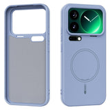 Xiaomi 17 Pro Max Silikon Deksel - MagSafe  Kompatibel - Blå
