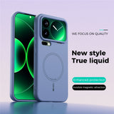 Xiaomi 17 Pro Max Silikon Deksel - MagSafe  Kompatibel - Blå