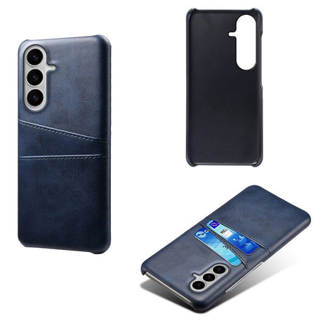 Samsung Galaxy S26 EIDERWOOD Kunstskinn Deksel m. Kortholder - Blå