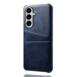 Samsung Galaxy S26 EIDERWOOD Kunstskinn Deksel m. Kortholder - Blå