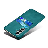 Samsung Galaxy S26 EIDERWOOD Kunstskinn Deksel m. Kortholder - Grønn