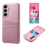 Samsung Galaxy S26 EIDERWOOD Kunstskinn Deksel m. Kortholder - Rosa