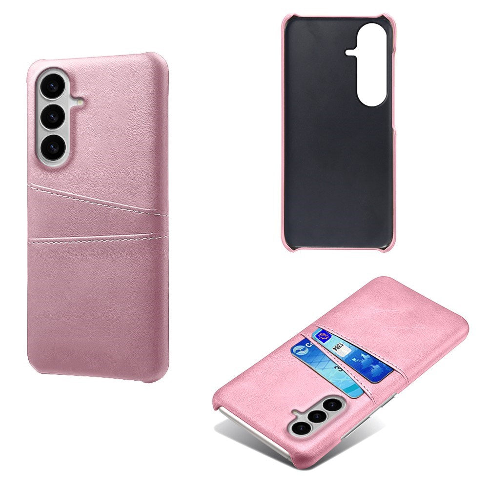 Samsung Galaxy S26 EIDERWOOD Kunstskinn Deksel m. Kortholder - Rosa