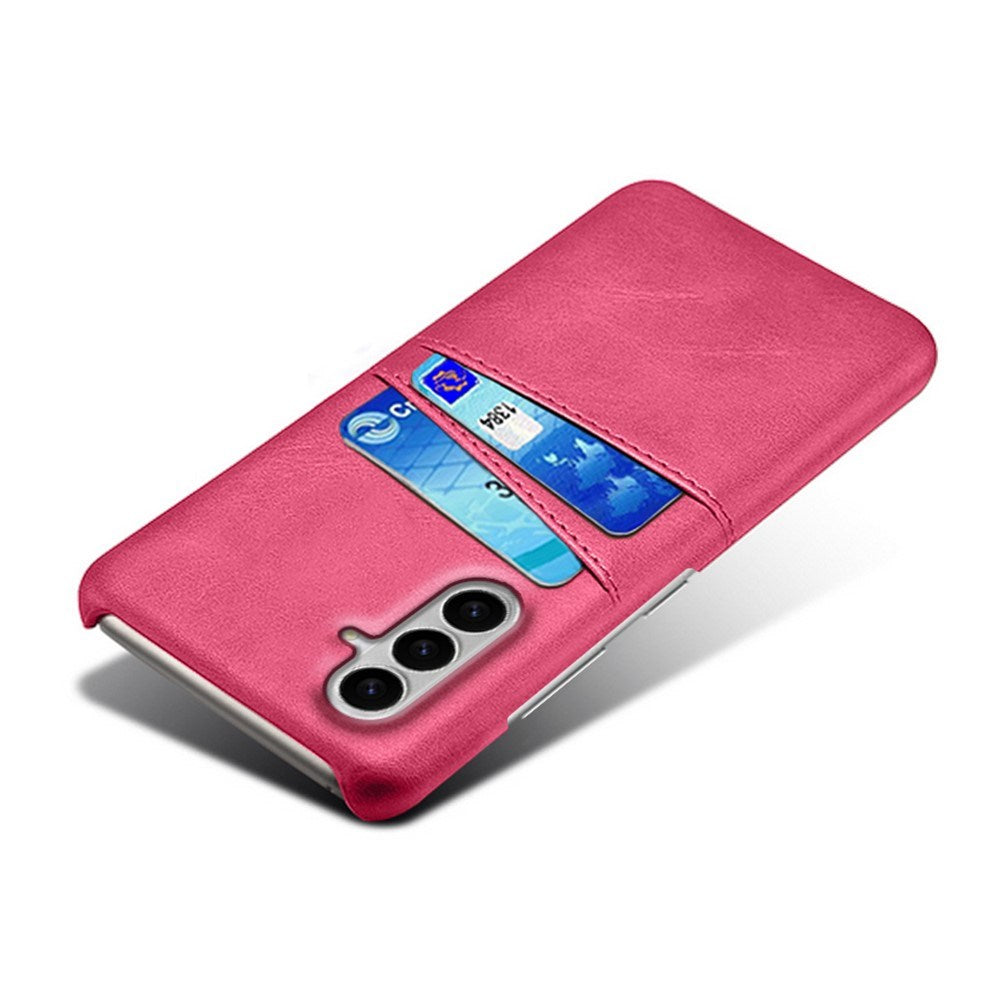 Samsung Galaxy S26 EIDERWOOD Kunstskinn Deksel m. Kortholder - Pink