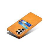 Samsung Galaxy S26 Ultra EIDERWOOD Kunstskinn Deksel m. Kortholder - Oransje