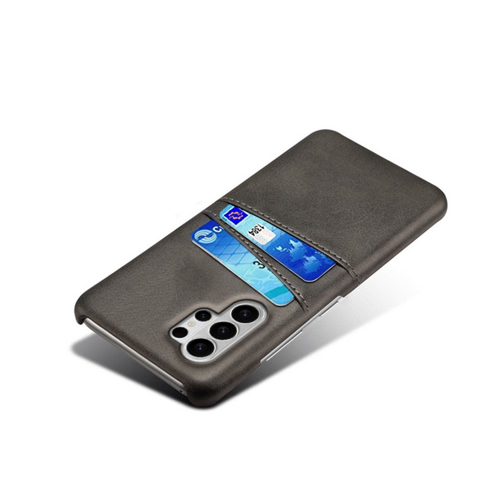 Samsung Galaxy S26 Ultra EIDERWOOD Kunstskinn Deksel m. Kortholder - Svart