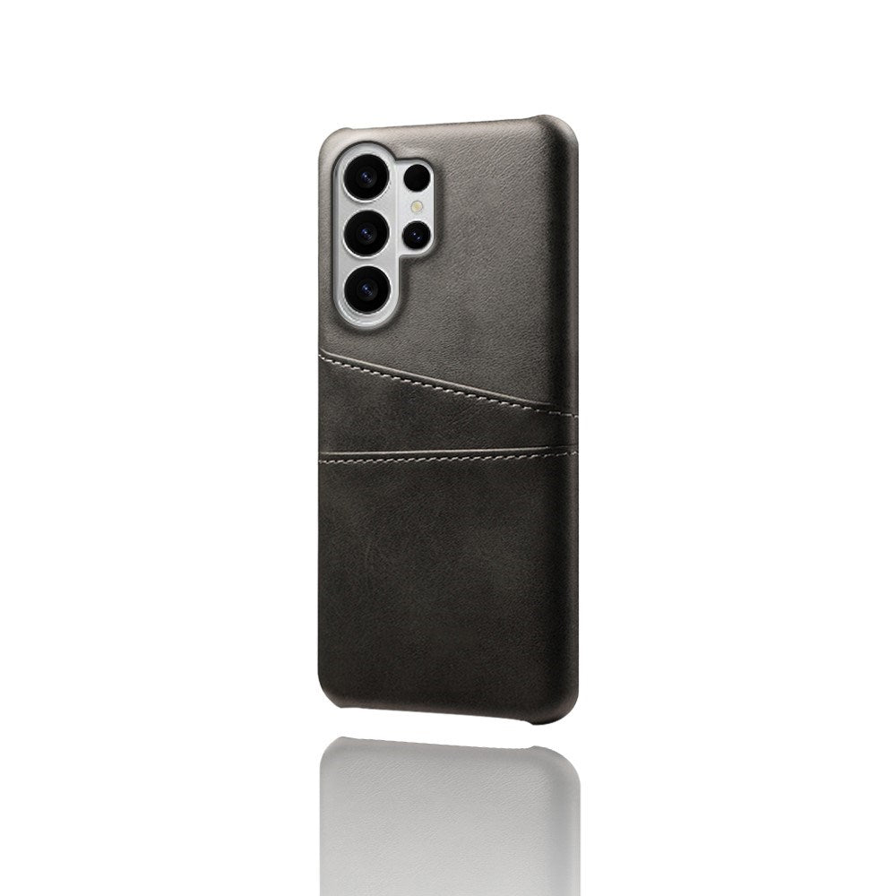 Samsung Galaxy S26 Ultra EIDERWOOD Kunstskinn Deksel m. Kortholder - Svart