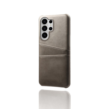 Samsung Galaxy S26 Ultra EIDERWOOD Kunstskinn Deksel m. Kortholder - Grå