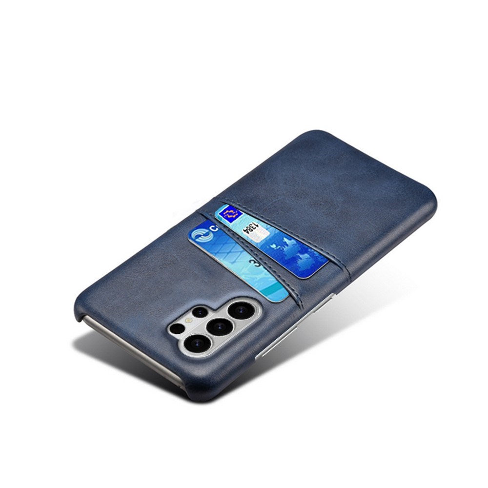 Samsung Galaxy S26 Ultra EIDERWOOD Kunstskinn Deksel m. Kortholder - Blå