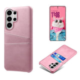 Samsung Galaxy S26 Ultra EIDERWOOD Kunstskinn Deksel m. Kortholder - Rosa