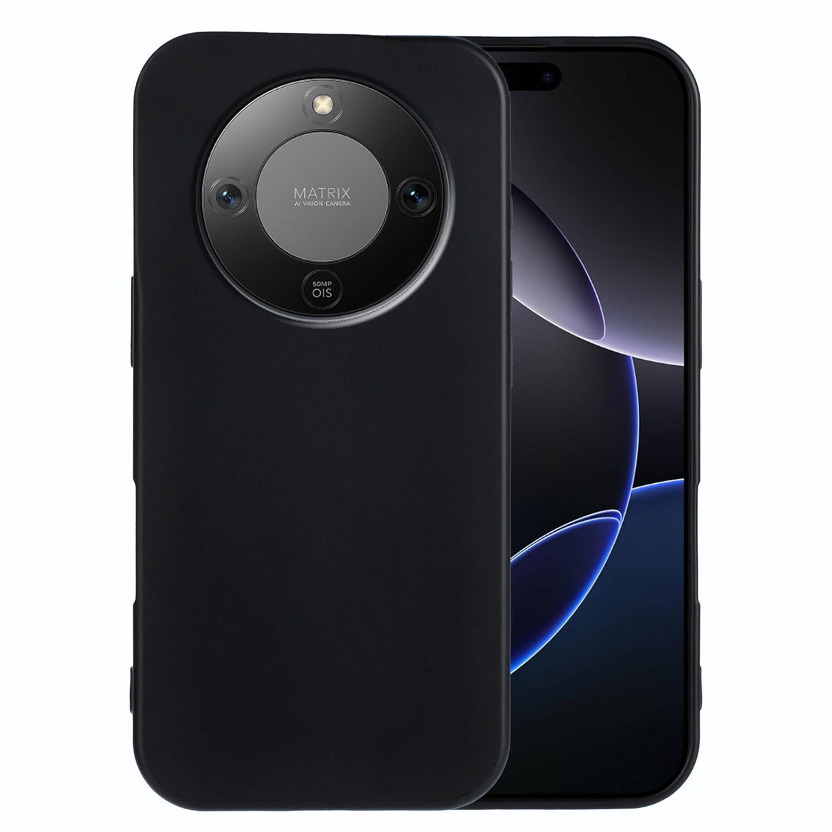 Honor Magic8 Lite EIDERWOOD Fleksibelt Plast Bak Deksel - Matt Svart