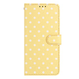 EIDERWOOD Xiaomi 17 Pro Max Kunstskinn Flip Deksel m. Polka Design - Gul