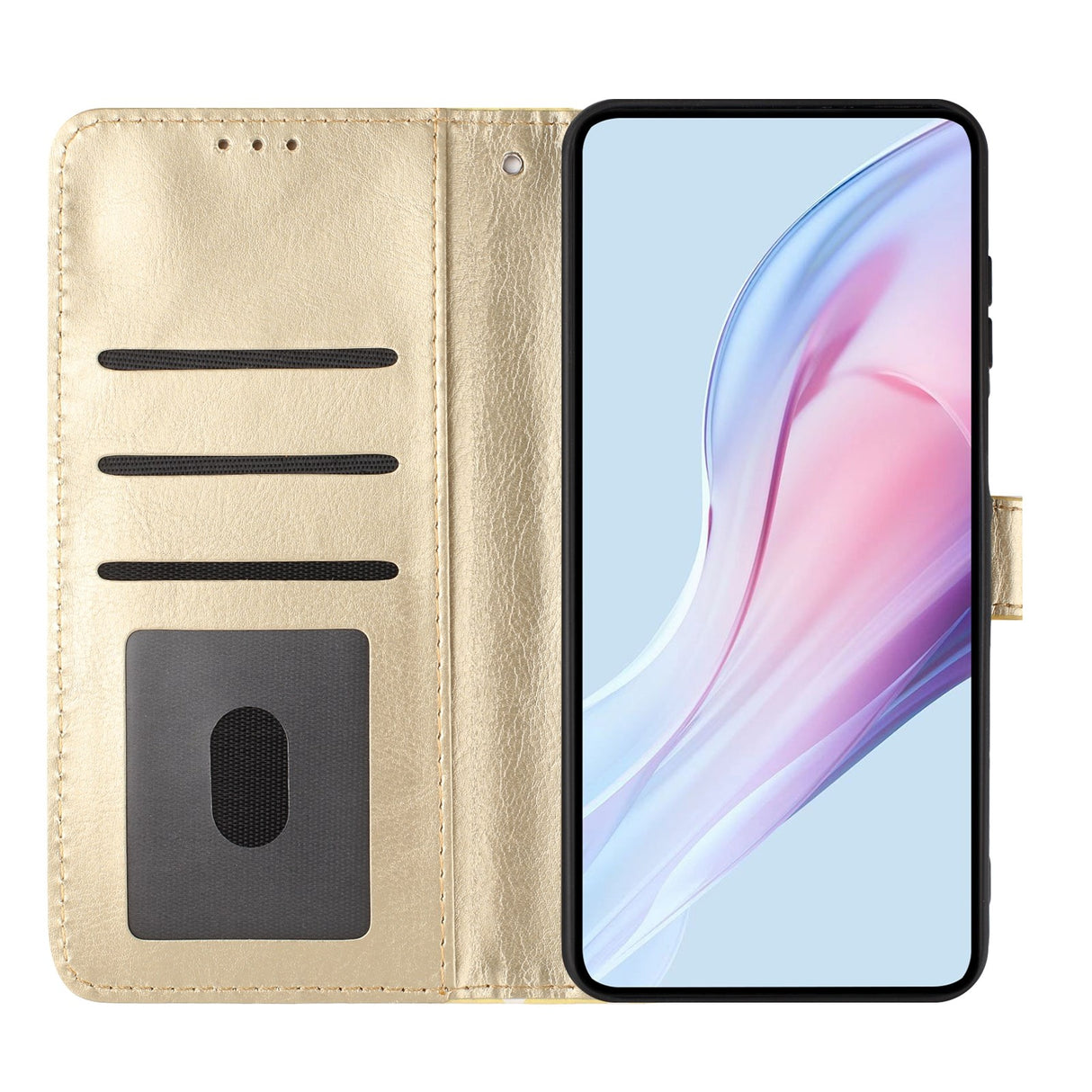 EIDERWOOD Xiaomi 17 Pro Max Kunstskinn Flip Deksel m. Polka Design - Gul