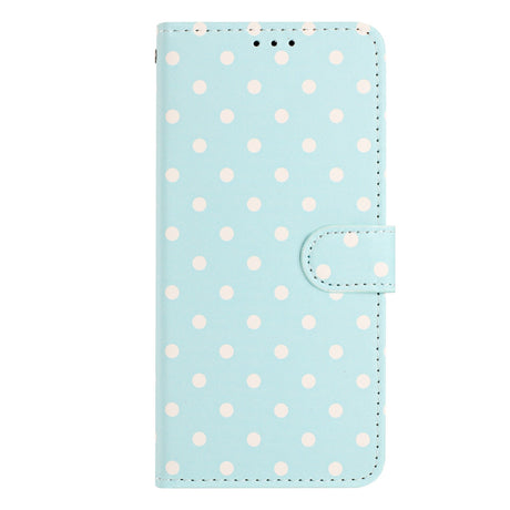 EIDERWOOD Xiaomi 17 Pro Max Kunstskinn Flip Deksel m. Polka Design - Blå