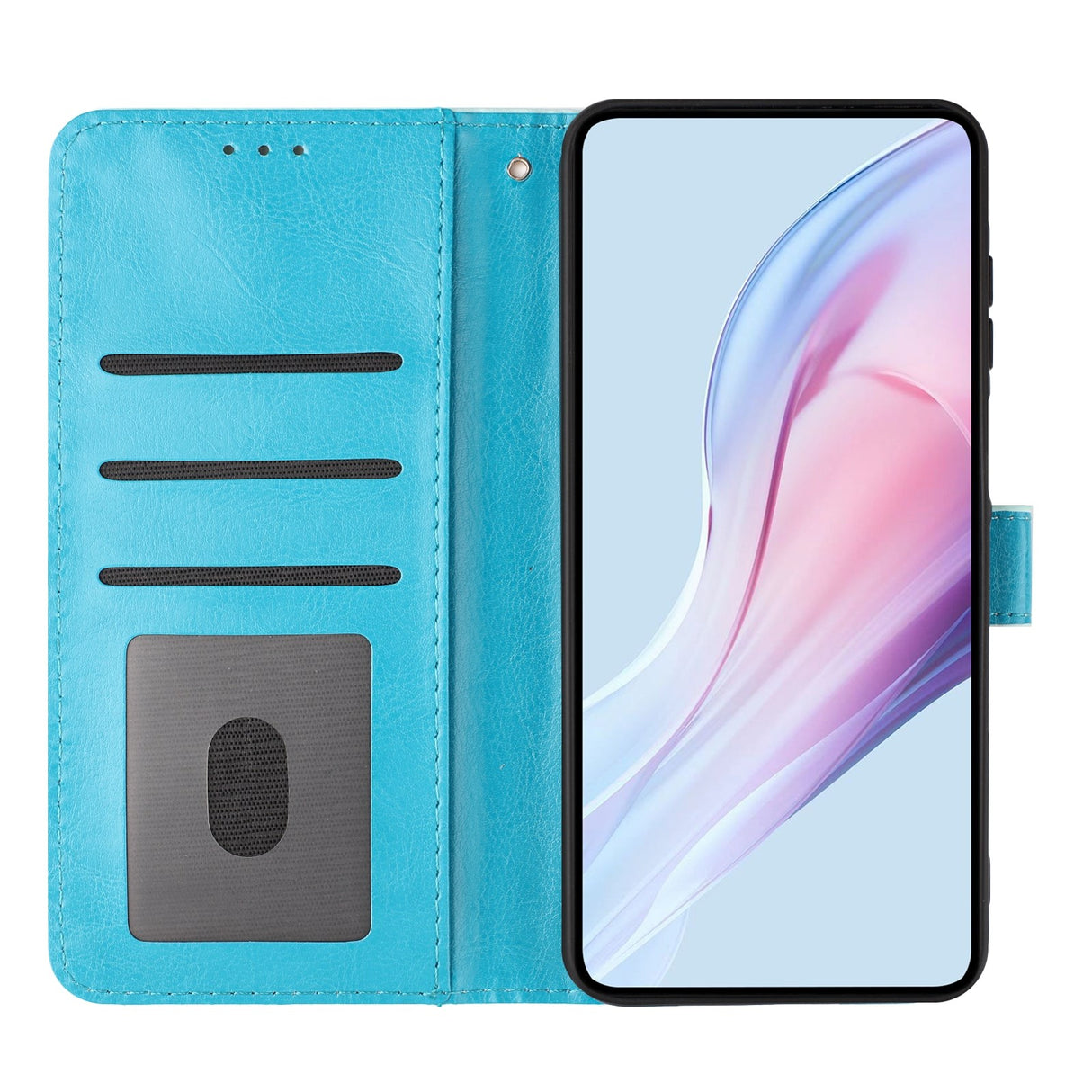 EIDERWOOD Xiaomi 17 Pro Max Kunstskinn Flip Deksel m. Polka Design - Blå