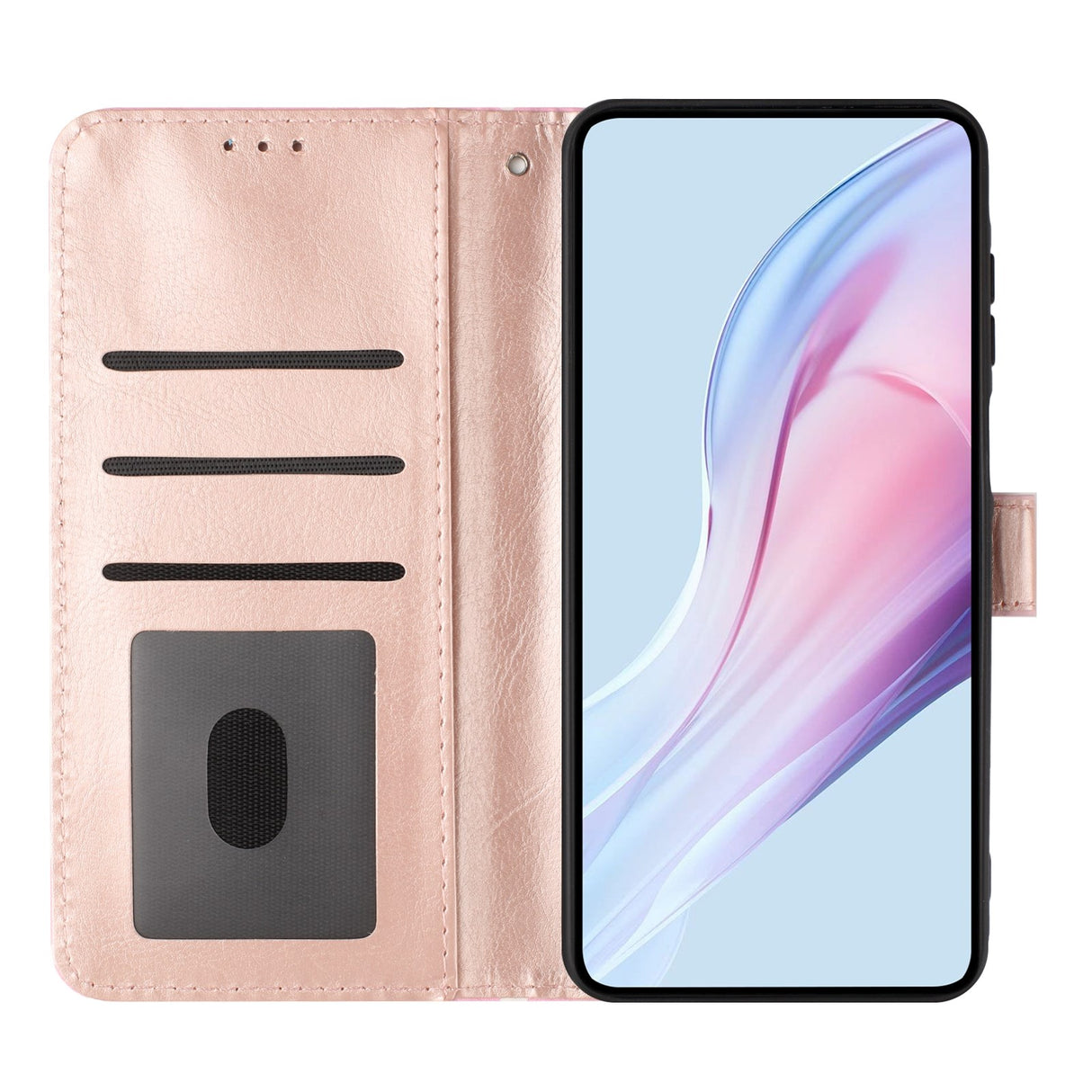 EIDERWOOD Xiaomi 17 Pro Max Kunstskinn Flip Deksel m. Polka Design - Rosa