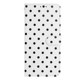 EIDERWOOD Xiaomi 17 Pro Max Kunstskinn Flip Deksel m. Polka Design - Hvit