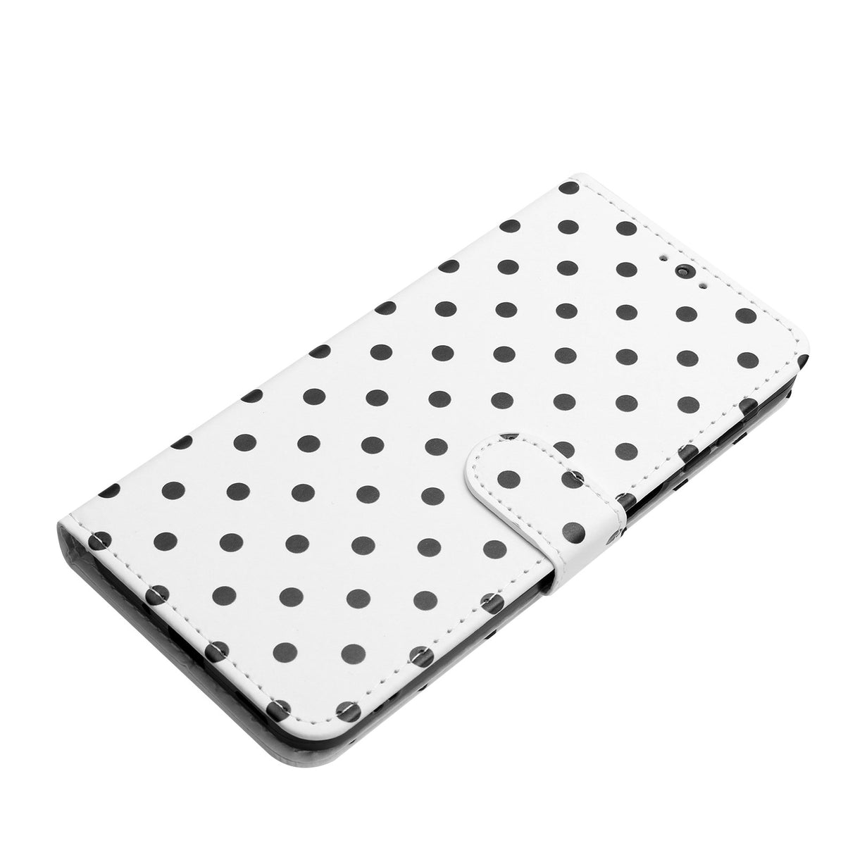 EIDERWOOD Xiaomi 17 Pro Max Kunstskinn Flip Deksel m. Polka Design - Hvit
