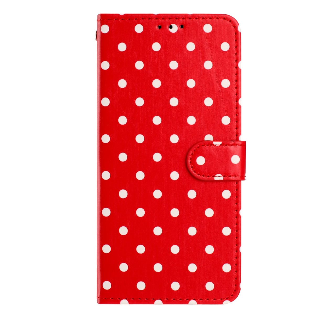 EIDERWOOD Xiaomi 17 Pro Max Kunstskinn Flip Deksel m. Polka Design - Rød
