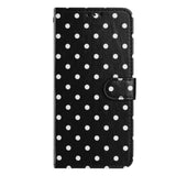 EIDERWOOD Xiaomi 17 Pro Kunstskinn Flip Deksel m. Polka Design - Svart