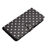 EIDERWOOD Xiaomi 17 Pro Kunstskinn Flip Deksel m. Polka Design - Svart