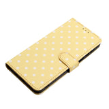 EIDERWOOD Xiaomi 17 Pro Kunstskinn Flip Deksel m. Polka Design - Gul