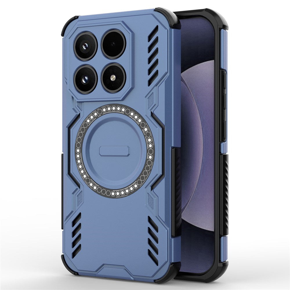 Xiaomi 17 EIDERWOOD Hybrid Håndverkerdeksel m. Varmeutslipp - Blå