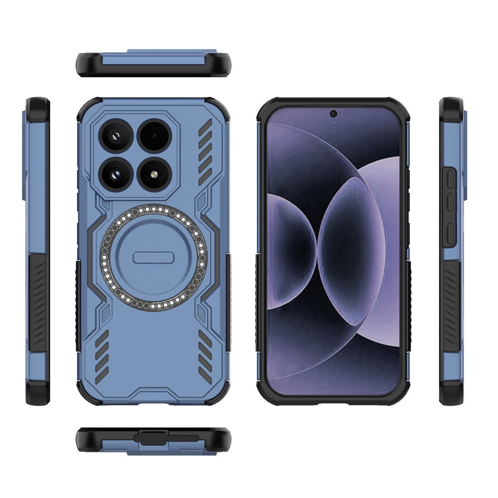 Xiaomi 17 EIDERWOOD Hybrid Håndverkerdeksel m. Varmeutslipp - Blå