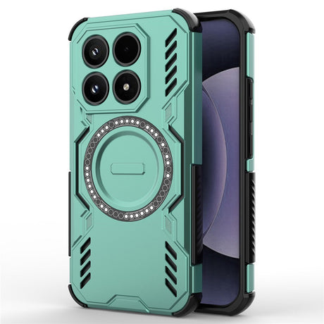 Xiaomi 17 EIDERWOOD Hybrid Håndverkerdeksel m. Varmeutslipp - Grønn