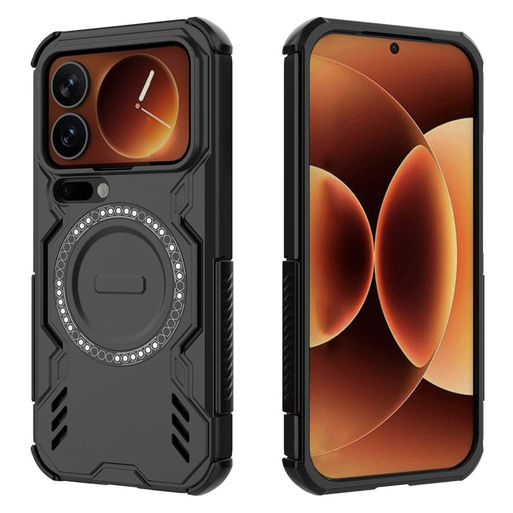 Xiaomi 17 Pro EIDERWOOD Hybrid Håndverkerdeksel m. Varmeutslipp - Svart