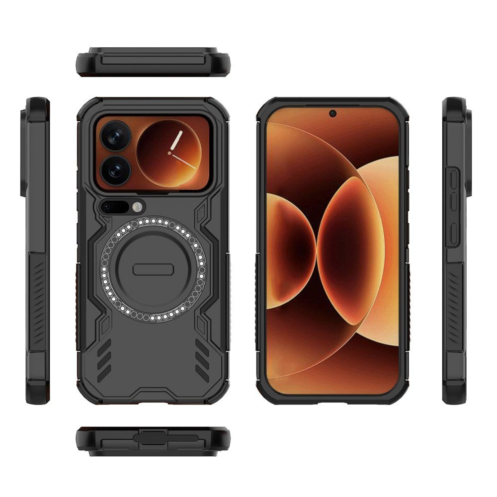 Xiaomi 17 Pro EIDERWOOD Hybrid Håndverkerdeksel m. Varmeutslipp - Svart