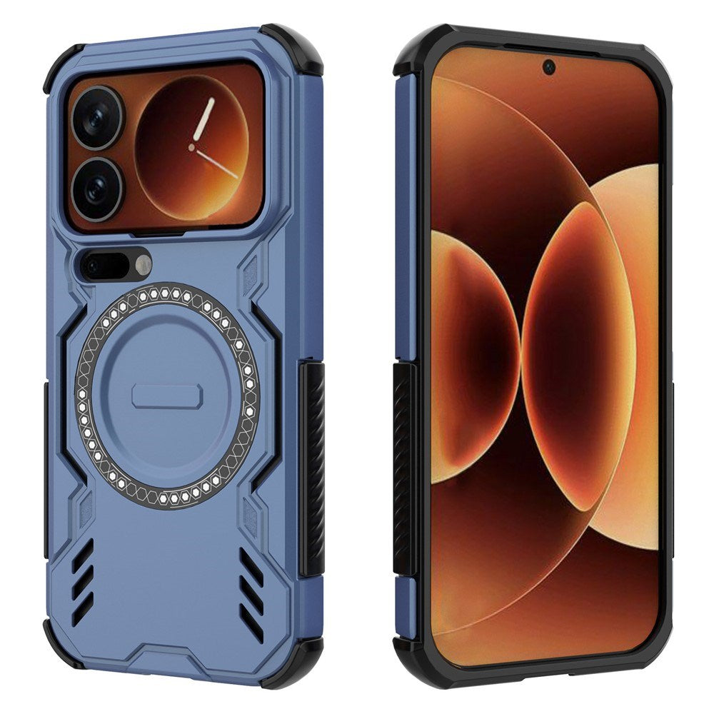 Xiaomi 17 Pro EIDERWOOD Hybrid Håndverkerdeksel m. Varmeutslipp - Blå