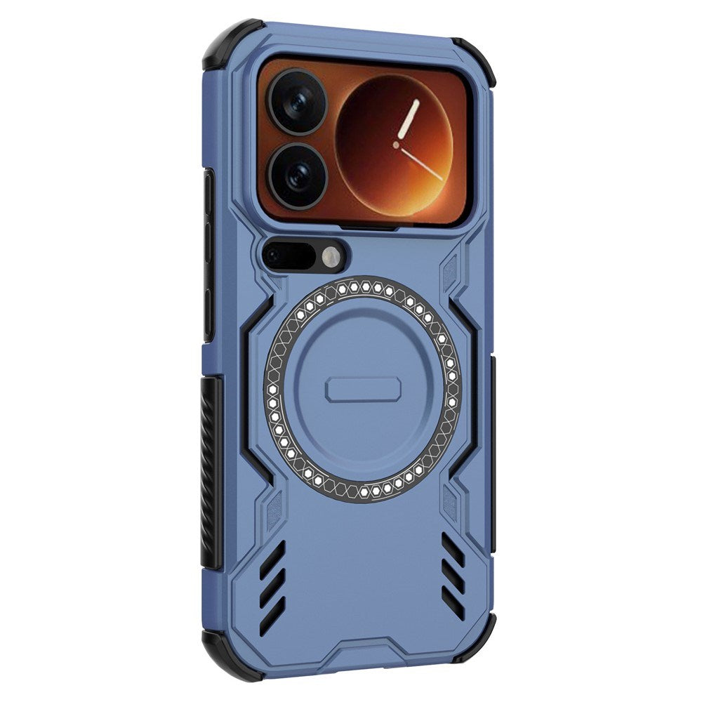 Xiaomi 17 Pro EIDERWOOD Hybrid Håndverkerdeksel m. Varmeutslipp - Blå
