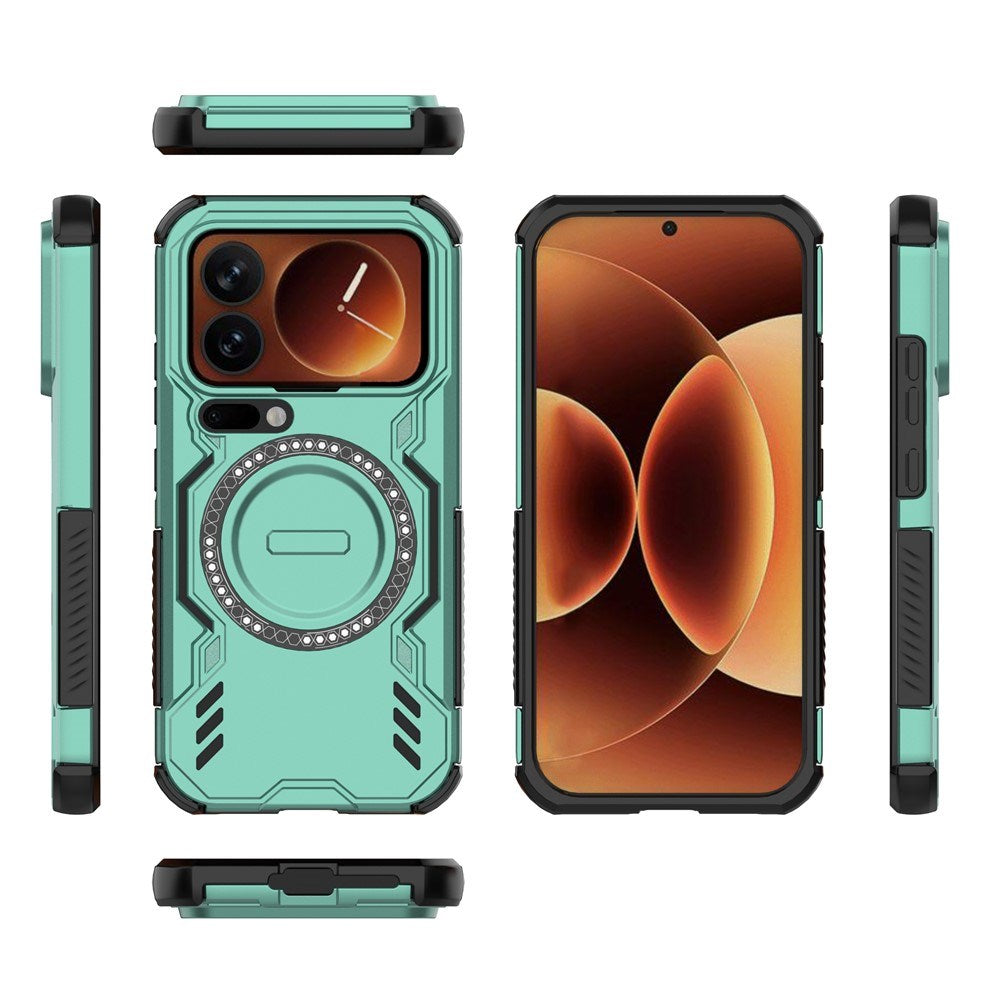 Xiaomi 17 Pro EIDERWOOD Hybrid Håndverkerdeksel m. Varmeutslipp - Grønn