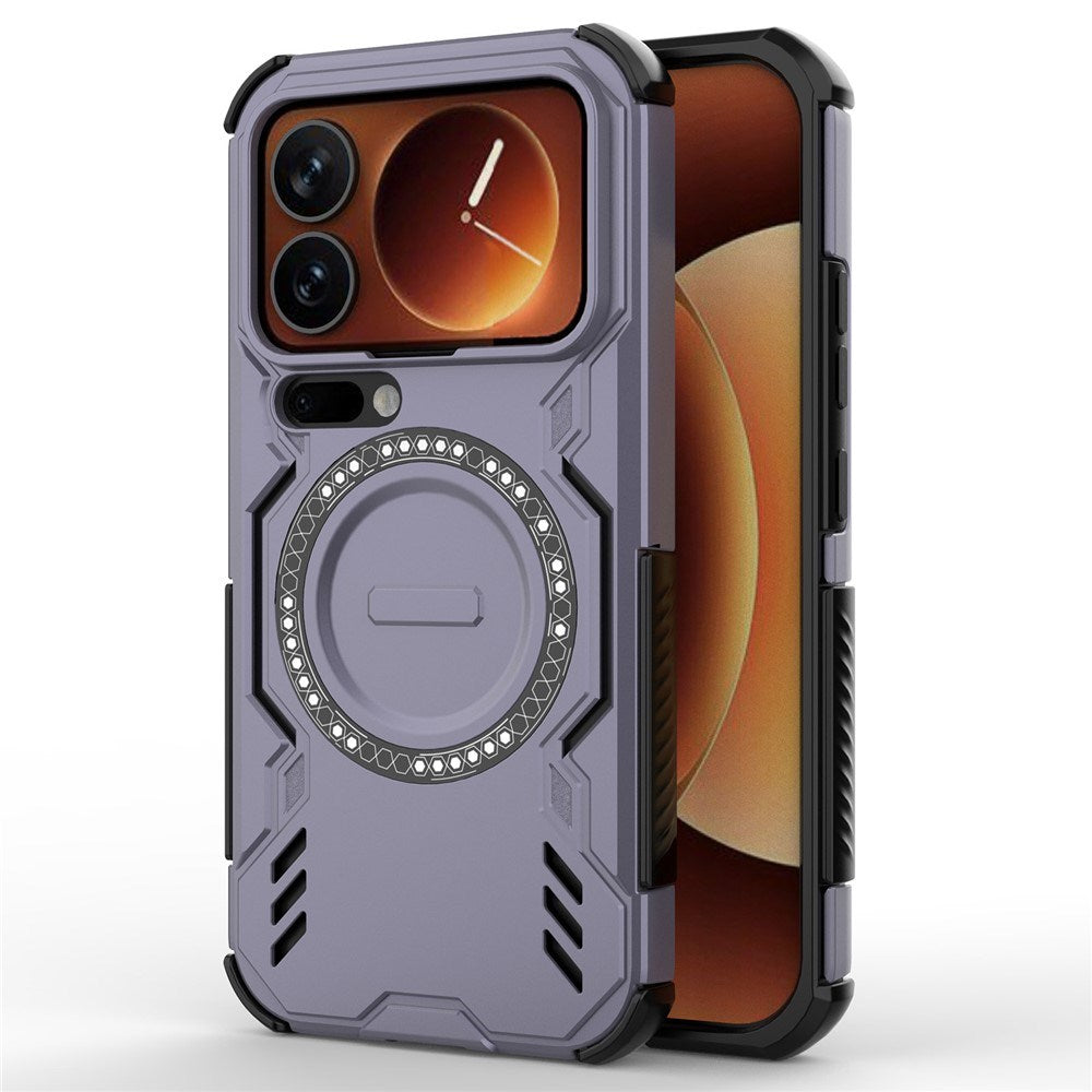 Xiaomi 17 Pro EIDERWOOD Hybrid Håndverkerdeksel m. Varmeutslipp - Lilla