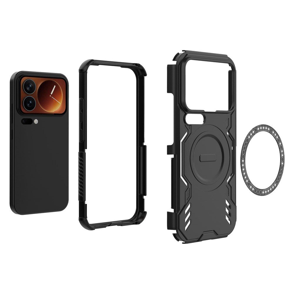 Xiaomi 17 Pro EIDERWOOD Hybrid Håndverkerdeksel m. Varmeutslipp - Lilla